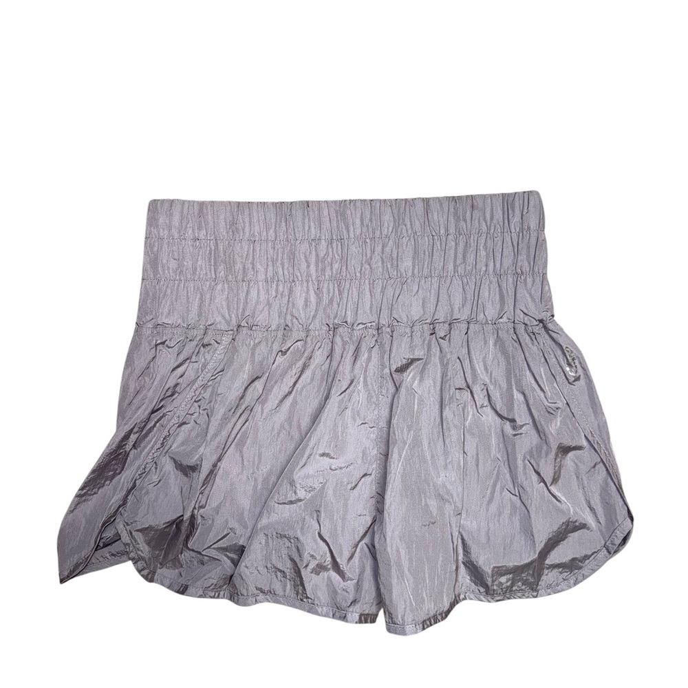 Free People Movement Lilac Light Purple Athletic Workout Shorts Size LG
